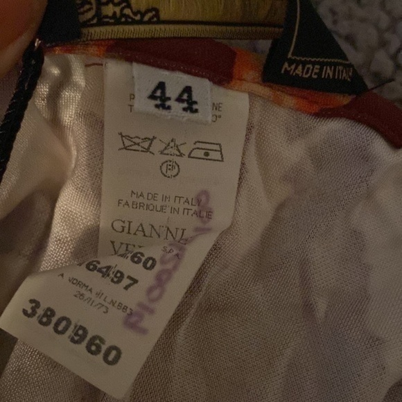 Versace Limited edition collection Open Back-Deep V neck woman blouse … - Picture 11 of 16